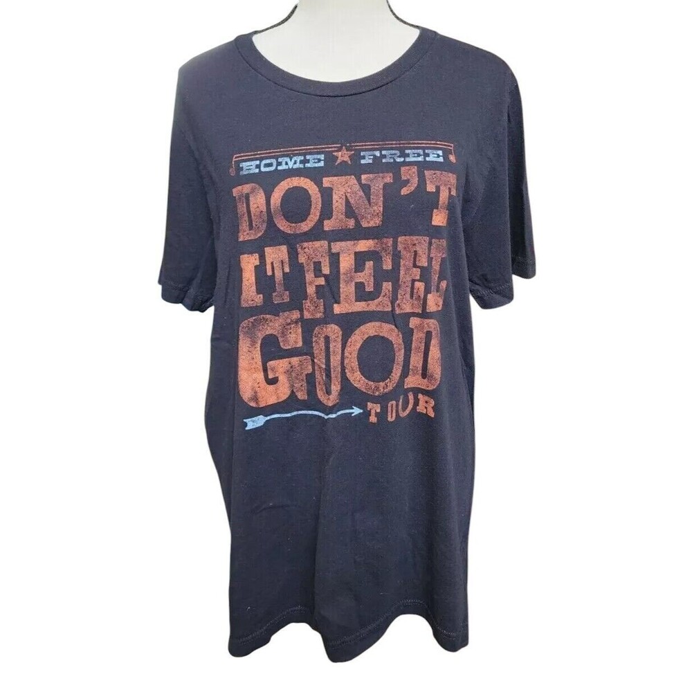 Home Free 2015 Tour Tee Black Size Large Country A Cappella 2 Sides